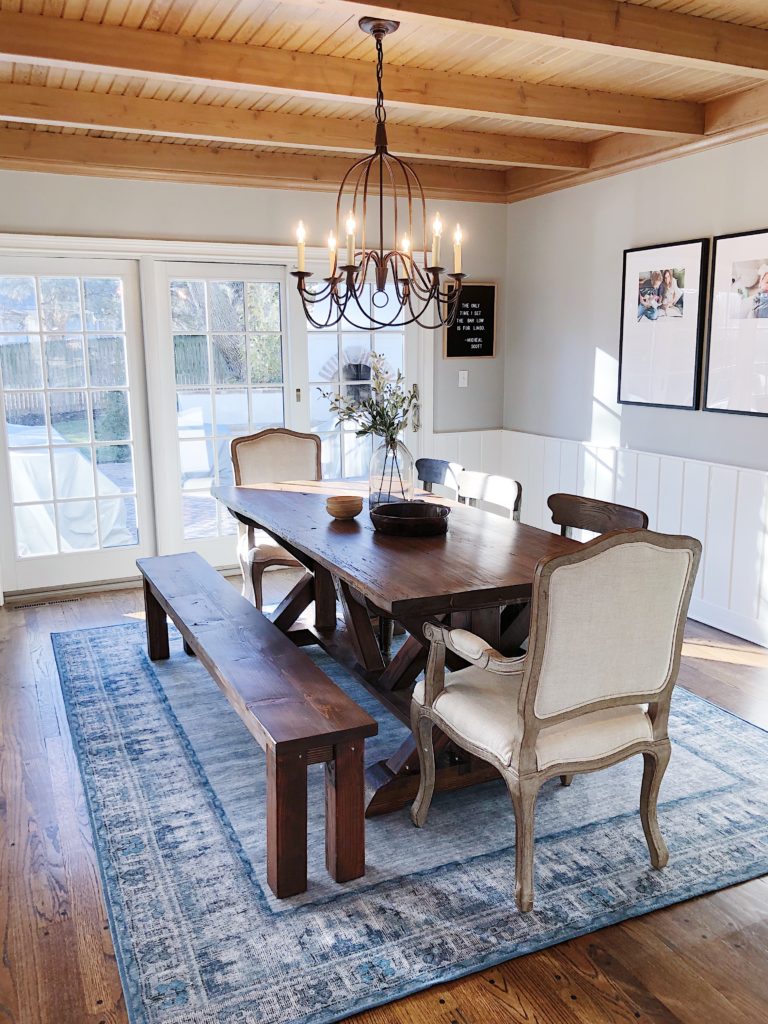 MachineWashable Dining Room Rug! • Mindfully Gray