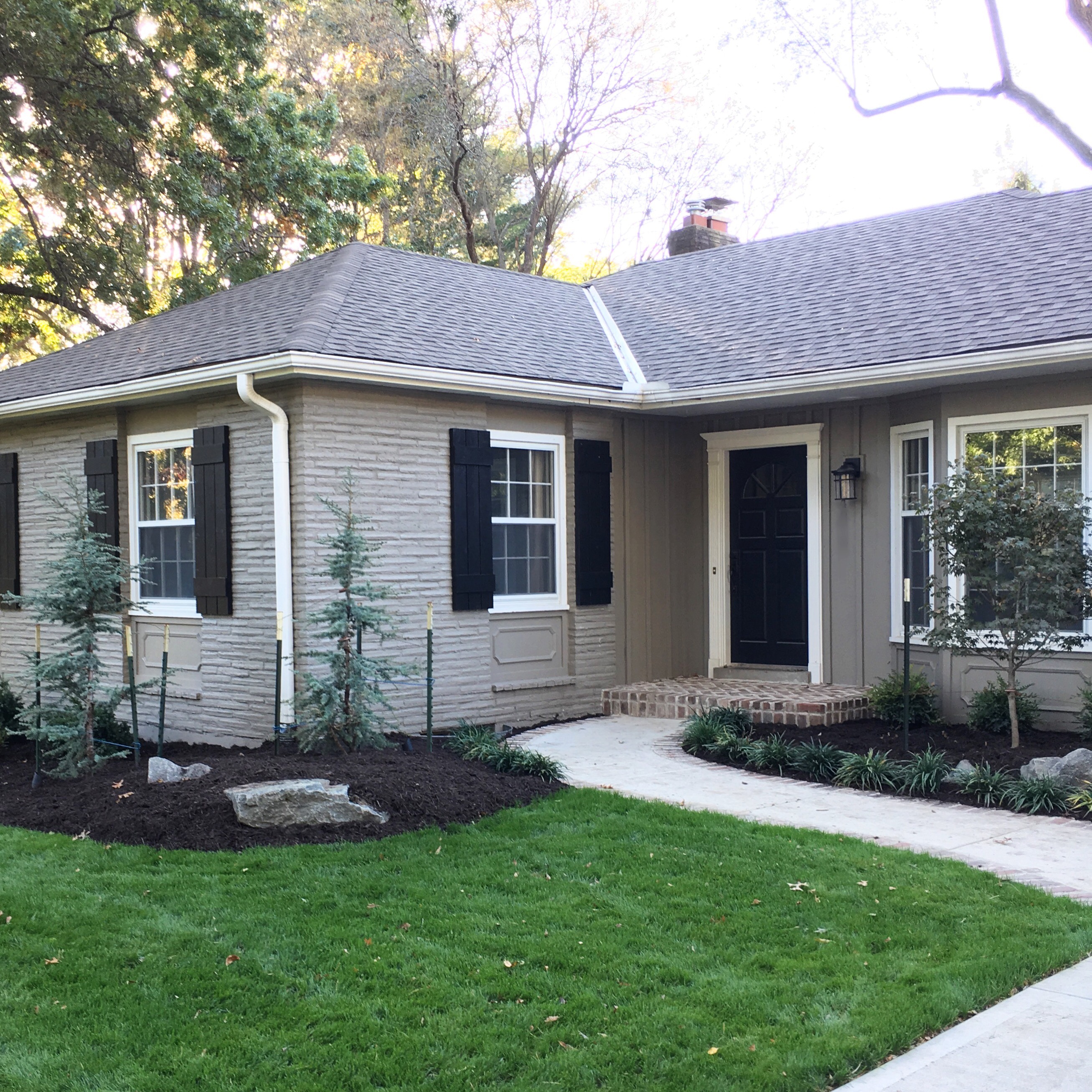 Exterior Before After Mindfully Gray