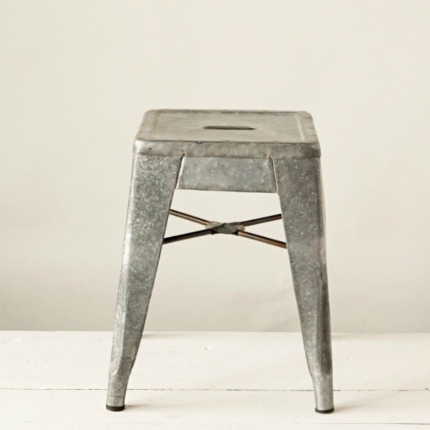 galvanized-metal-stool