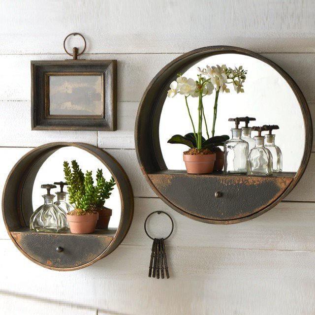 metal-wall-mirror-with-shelf-and-drawer