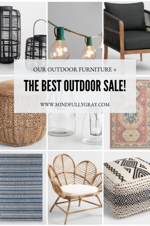 Our Outdoor Furniture (Plus, the best outdoor sale happening now!)