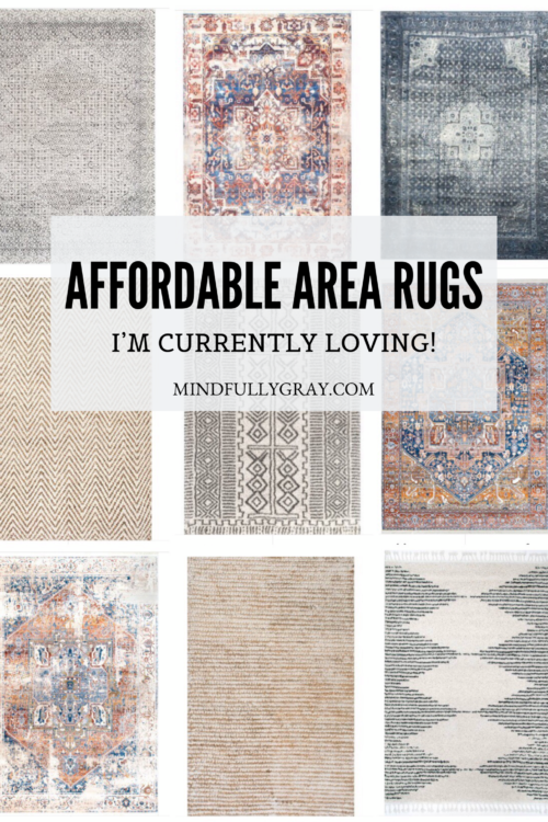 Affordable Area Rugs I’m Currently Loving!