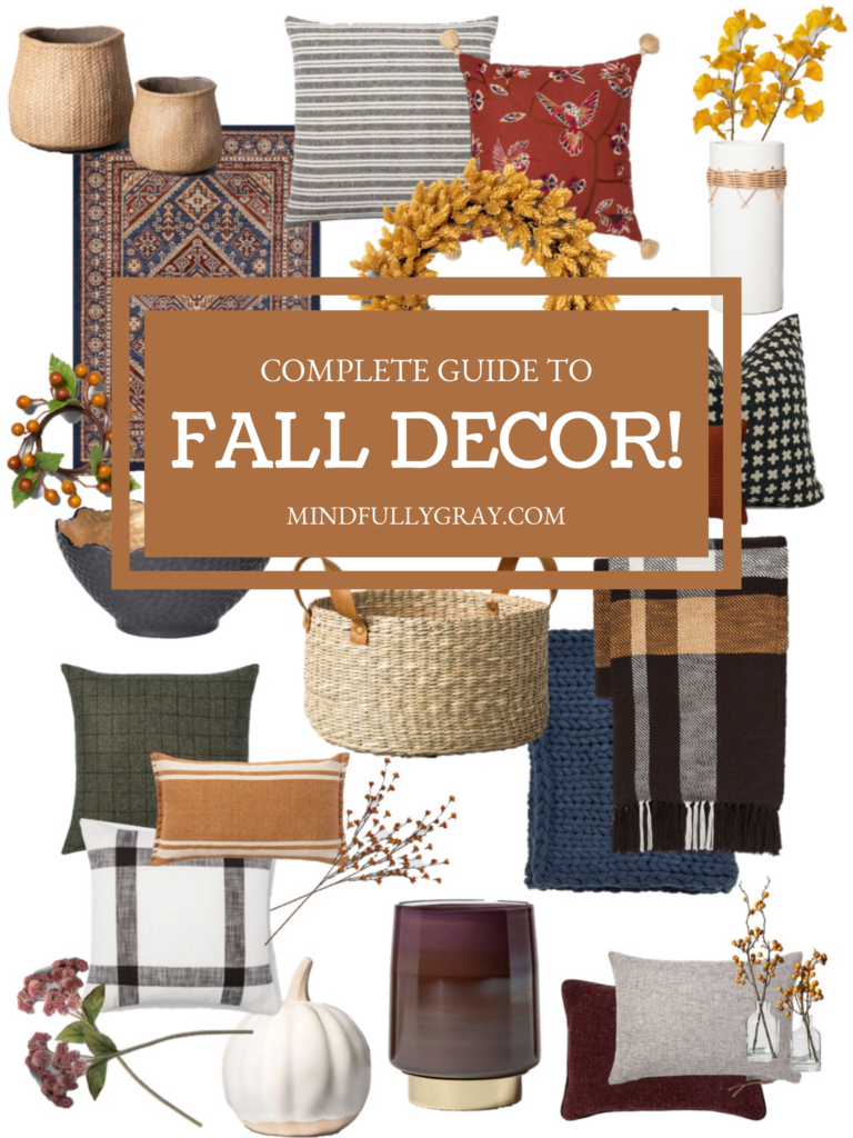 affordable fall decor target walmart warm colors throw pillows texture botanicals