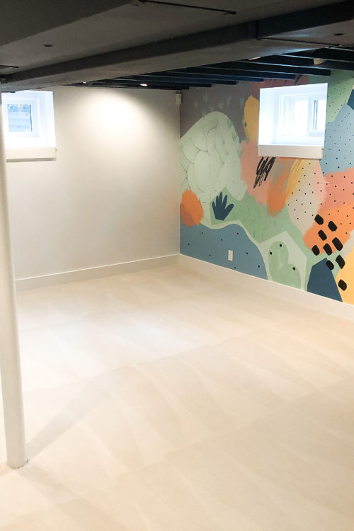 New Carpet in the Basement Playroom!