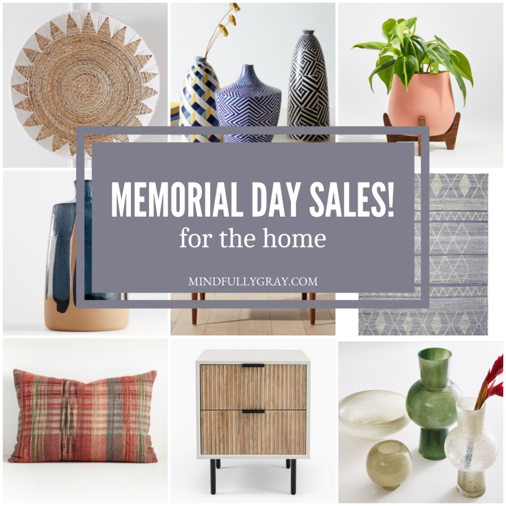 Memorial Day sales home decor